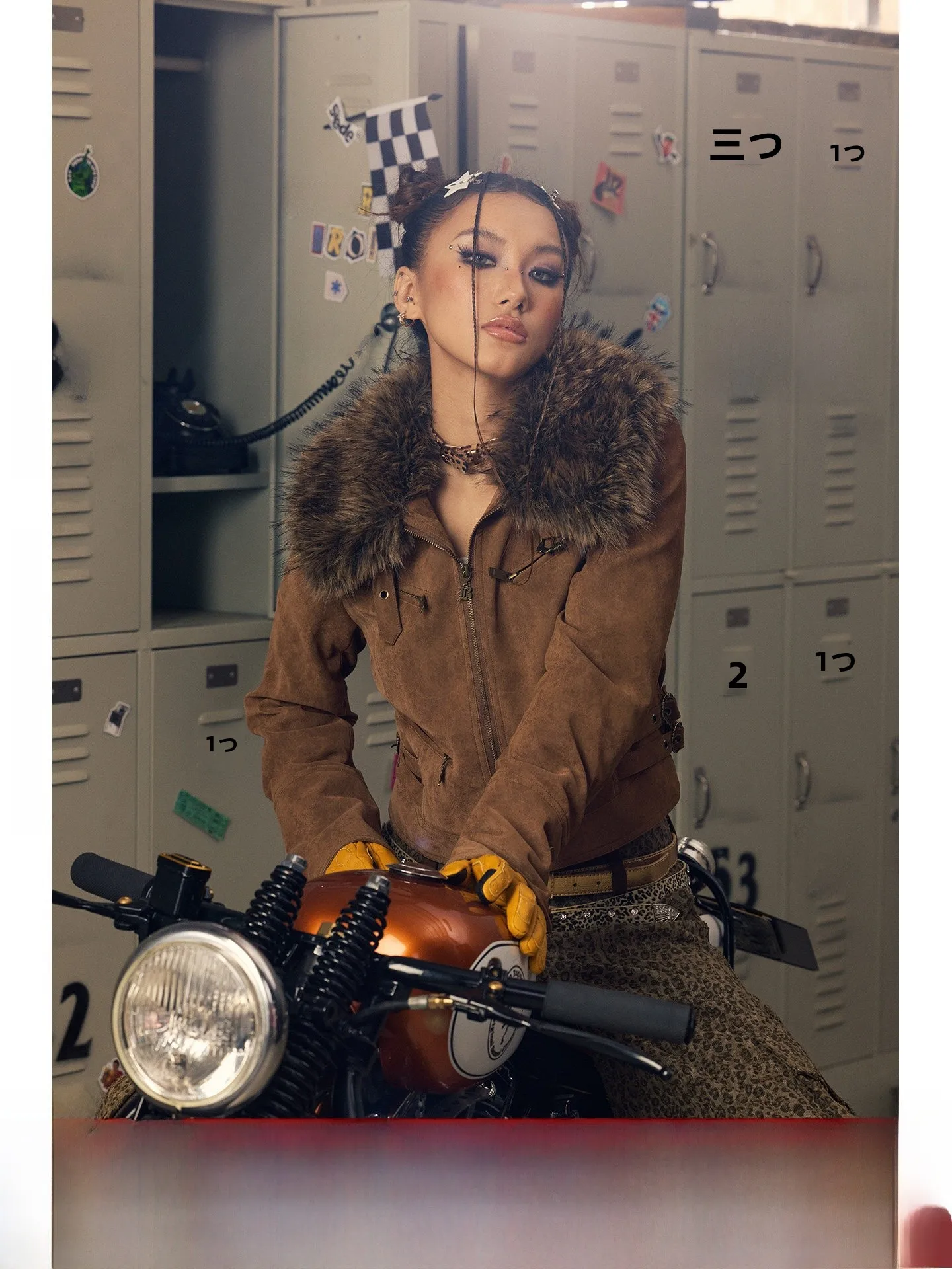 

Куртка BeerBro CI MOTO из мягкого утолщенного хлопка, теплая кожаная куртка, женская короткая верхняя одежда для зимнего сезона, цветная