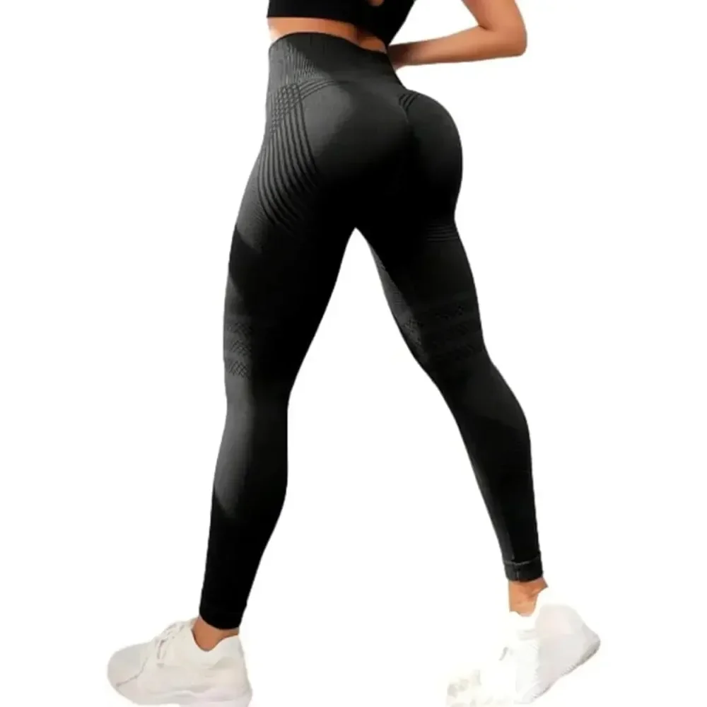 Slimove Cellulite 3D Leggings, High Waisted Butt Lifting Tummy Training Control, Anti Cellulite Legging for Gym Workout image 3