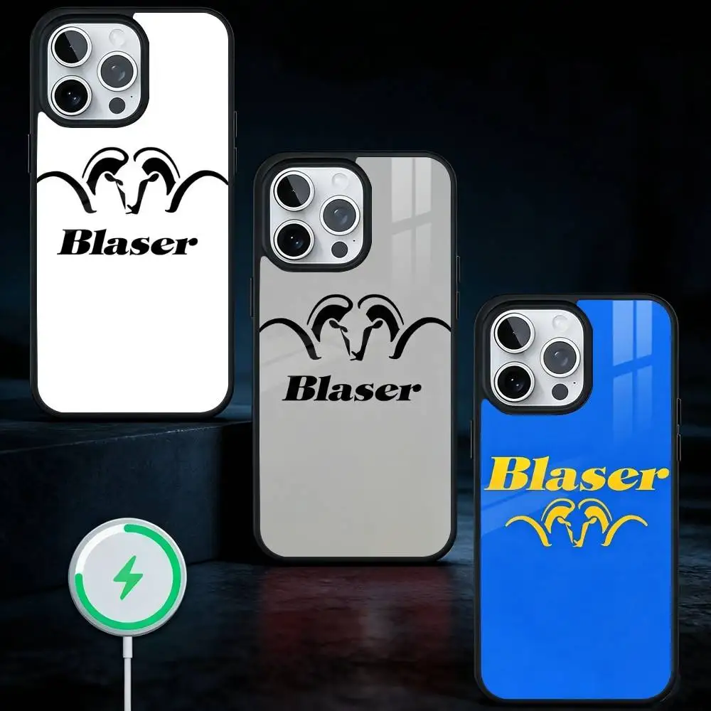 

B-Blaser Usa Rifles Police Phone Case For iPhone17,16,15,14,13 Plus,Pro Max Magnetic For Magsafe Wireless Charging