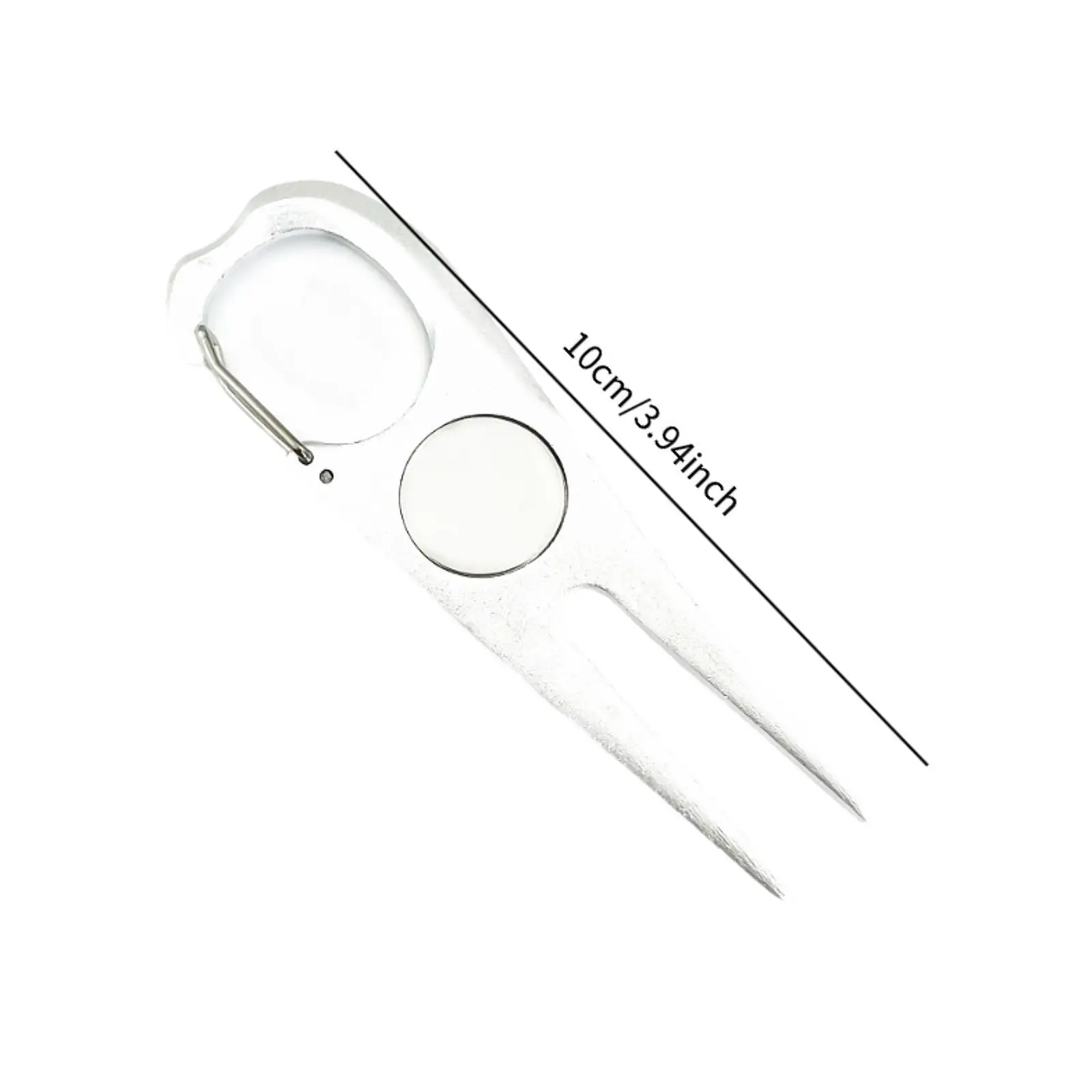 أداة جولف ديفوت وضع محاذاة قسط قوي لوازم الغولف المعدات المحمولة إصلاح الملعب شوكة جولف وضع شوكة خضراء #6