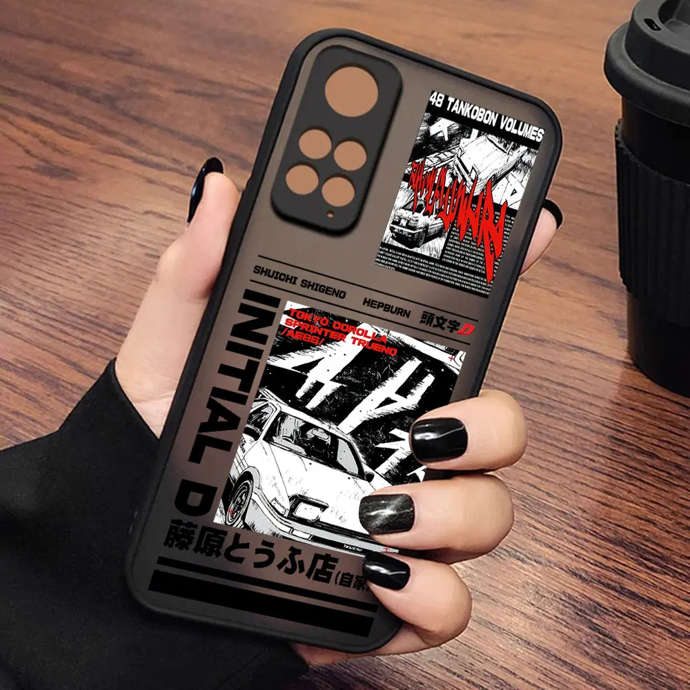 Anime Initial D AE86 Phone Case For Samsung S23 S22 S21 S20 S10 FE Note20 Note10 Plus Ultra Lite 5G Matte Transparent Cover image 2