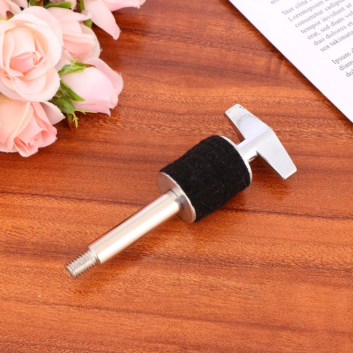 

Cymbal Stacker High Pitch Drum Accessories Durable Iron Plating Polished Screws Replacement Hanging Support Cymbal Screw Drum