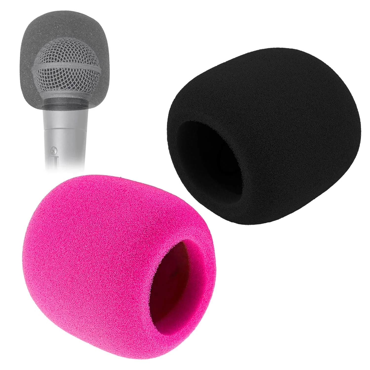 

5 Core Microphone Cover Soft Foam Mic Windscreen Windproof Sponge for Handheld Mic SPONGE