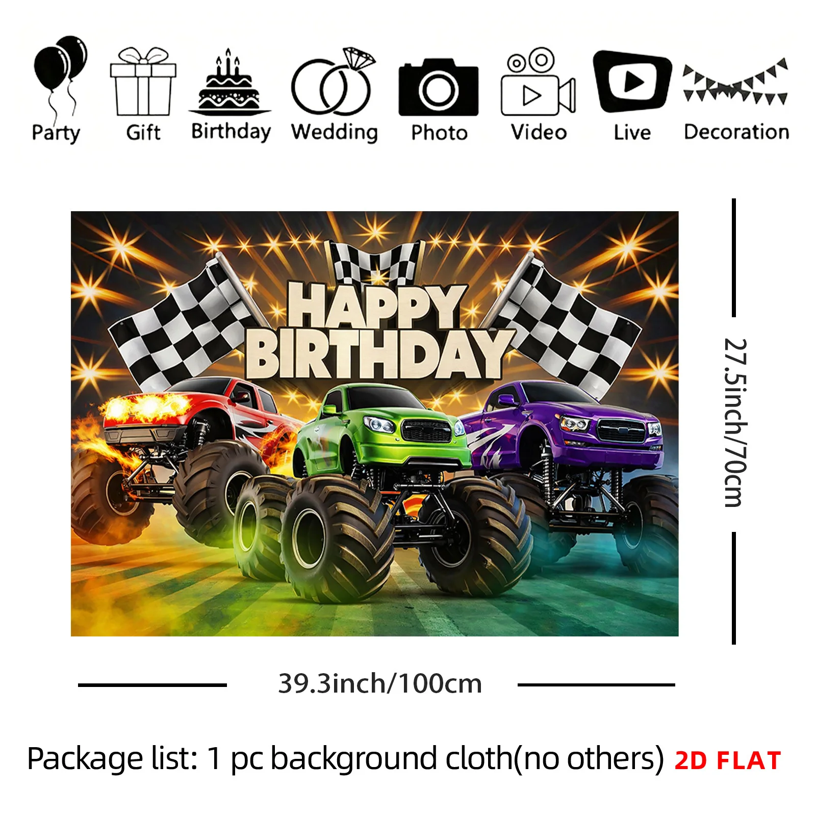 Happy Birthday Car Tapestry Wa - Science Of Happiness 评论和价格