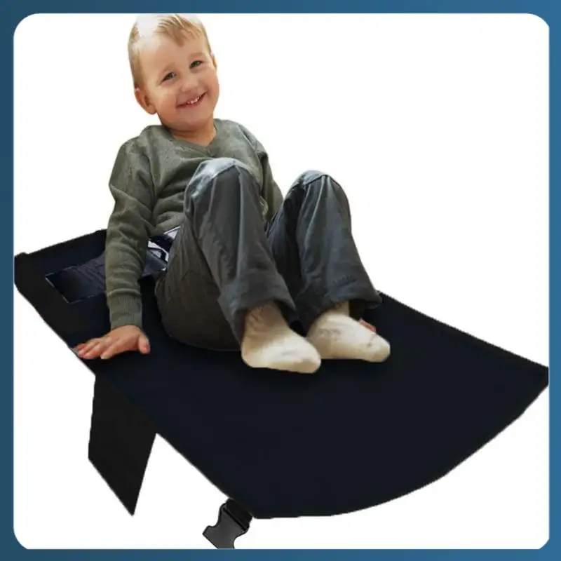 AB02 Airplane Footrest For Kids-Portable Toddler Travel Foot Hammock Airplane Seats Extender Leg Rest For Children