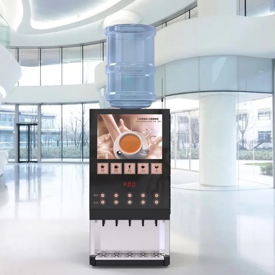 For Hot Selling Touch Buttons Cappuccino Instant Coffee Tea Vending Machine