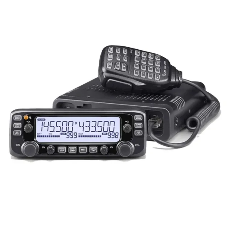 IC-2730E Mobile Radio Dual Band UHF 400-470MHz 50W FM Transceiver Car Intercom Accessories Handheld Microphone or Panel