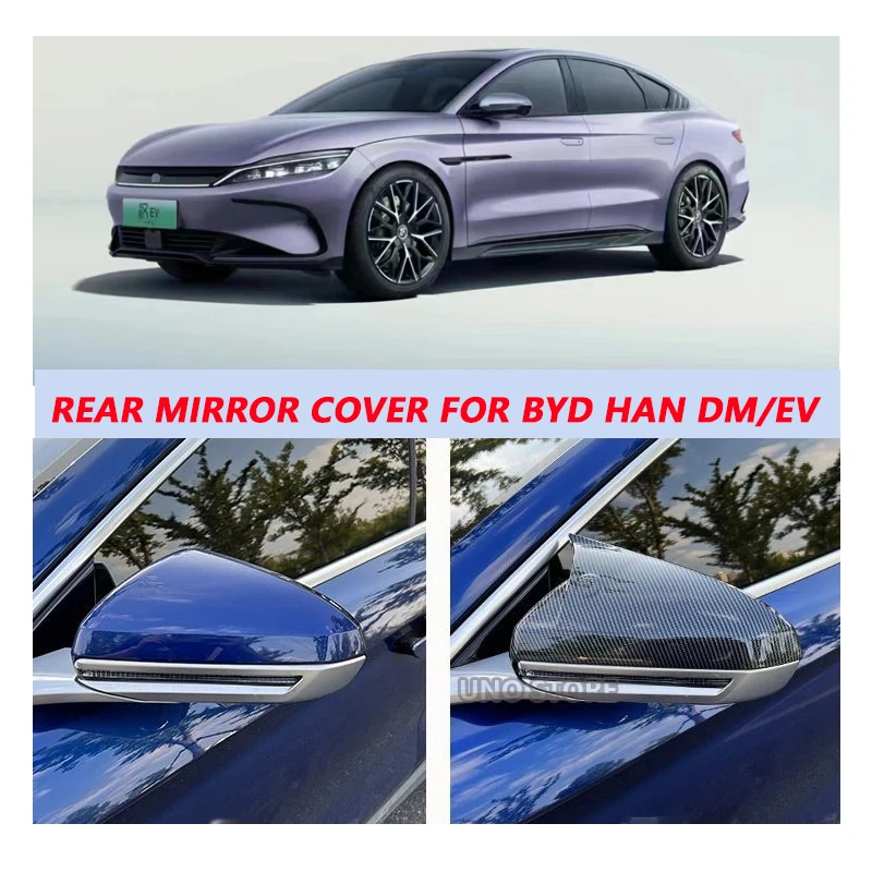 

Car Rear view Mirror Trim Side Door Rear View Mirror Cover For BYD HAN EV/DM