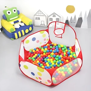 Indoor e Outdoor dobrável Ocean Ball Pool Tent, Toy House, grande espaço, 3-em-1 8 principais vendas barraca piscina de bolinha - №1