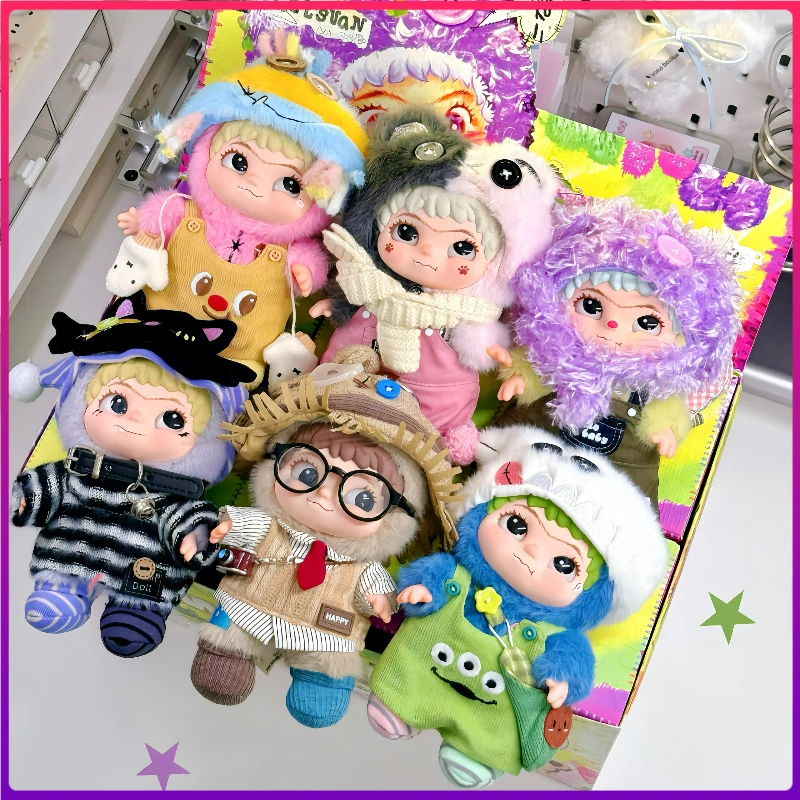 

Wakuku Blind Box V4 The Handicraft Word Series Cute Anime Figure Doll Mystery Box Collect Toys Surprise Bag Keychain Girl Gift
