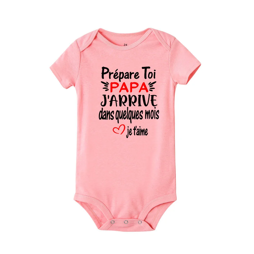 Prepare Yourself DAD I Will Arrive In A Few Months Baby Announcement Bodysuits Boys Girls Romper Body Pregnancy Reveal Clothes