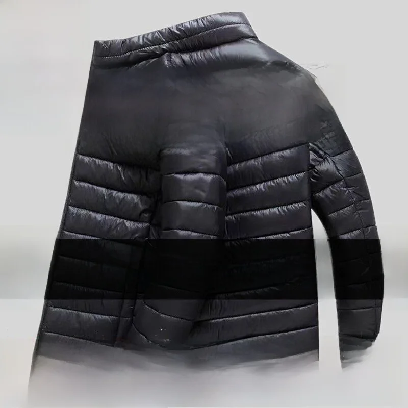 

Men's down Cotton Jaet Lightweight ort Sle for Working Waterproof Faionable Winter Clothes Big Size Dad Coat