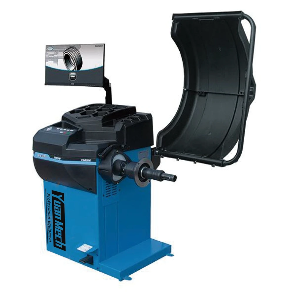

Fully Automatic High Precision Tire Balancer Laser Light Wheel Balancing Machine
