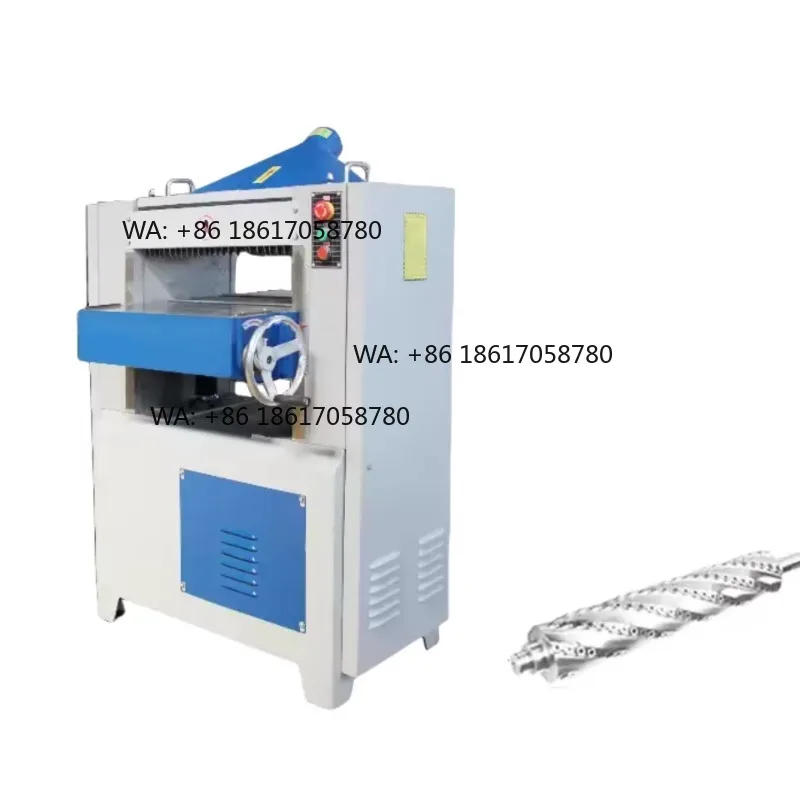 Lions Energy Saving Industrial Wood Planer Thicknesser Machine 380V 4KW Straight Cutter Head Motor Core Component Sliding Table