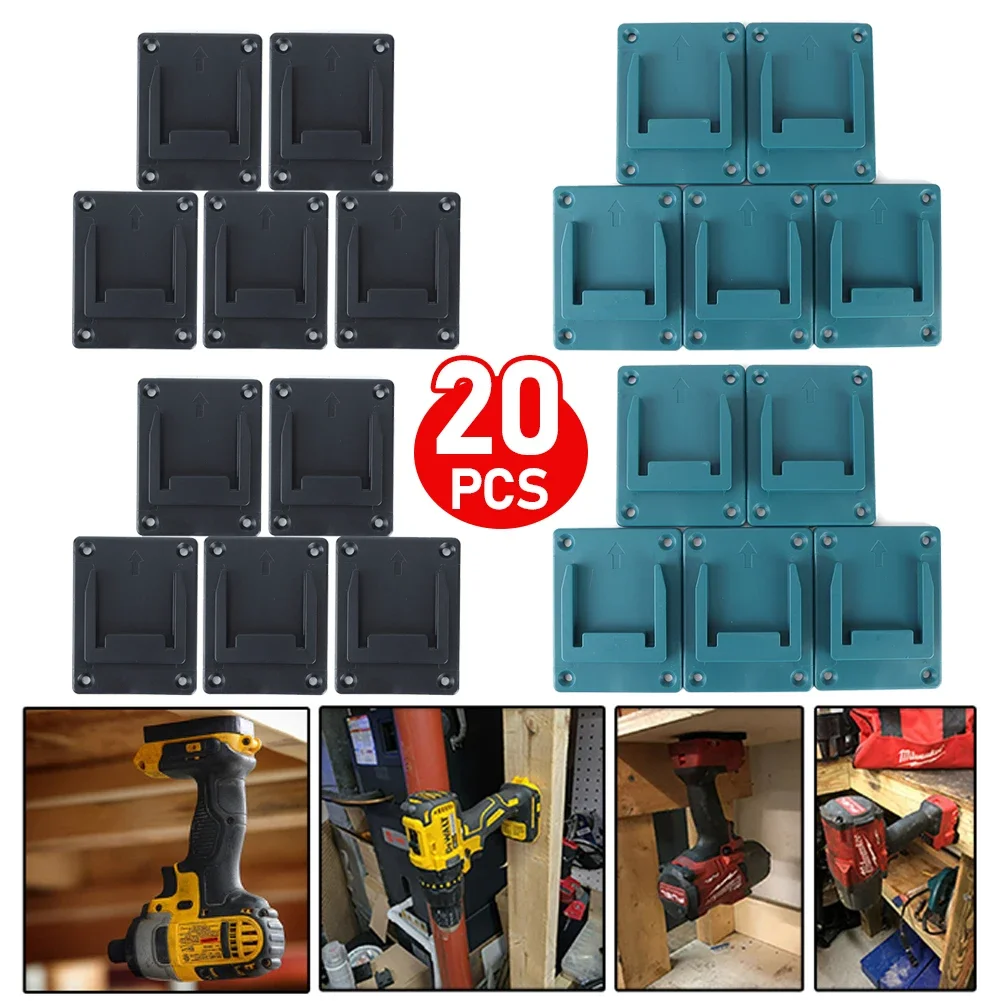 5-20PCS Battery Storage Battery Case Battery Holder Electric Power Tool Holder Bracket for Bosch 18V for Makita 18V Devices