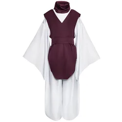 Anime Choso Cosplay Costume with Vest Neck Gaiter Belt White Elastic Pants Halloween Choso kimono Outfits for Comic Con