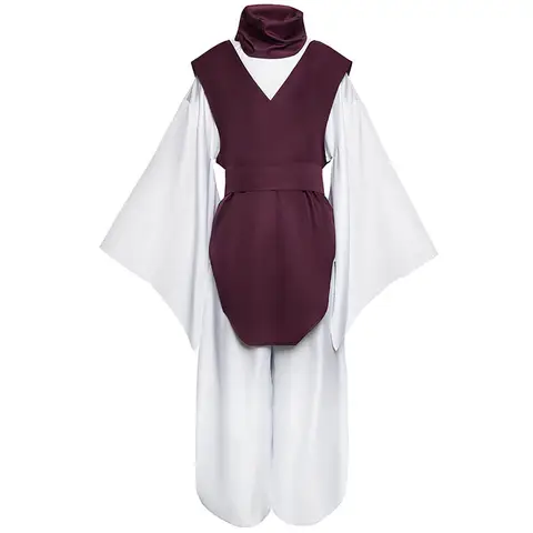 Anime Choso Cosplay Costume with Vest Neck Gaiter Belt White Elastic Pants Halloween Choso Kimono Outfits for Comic Con