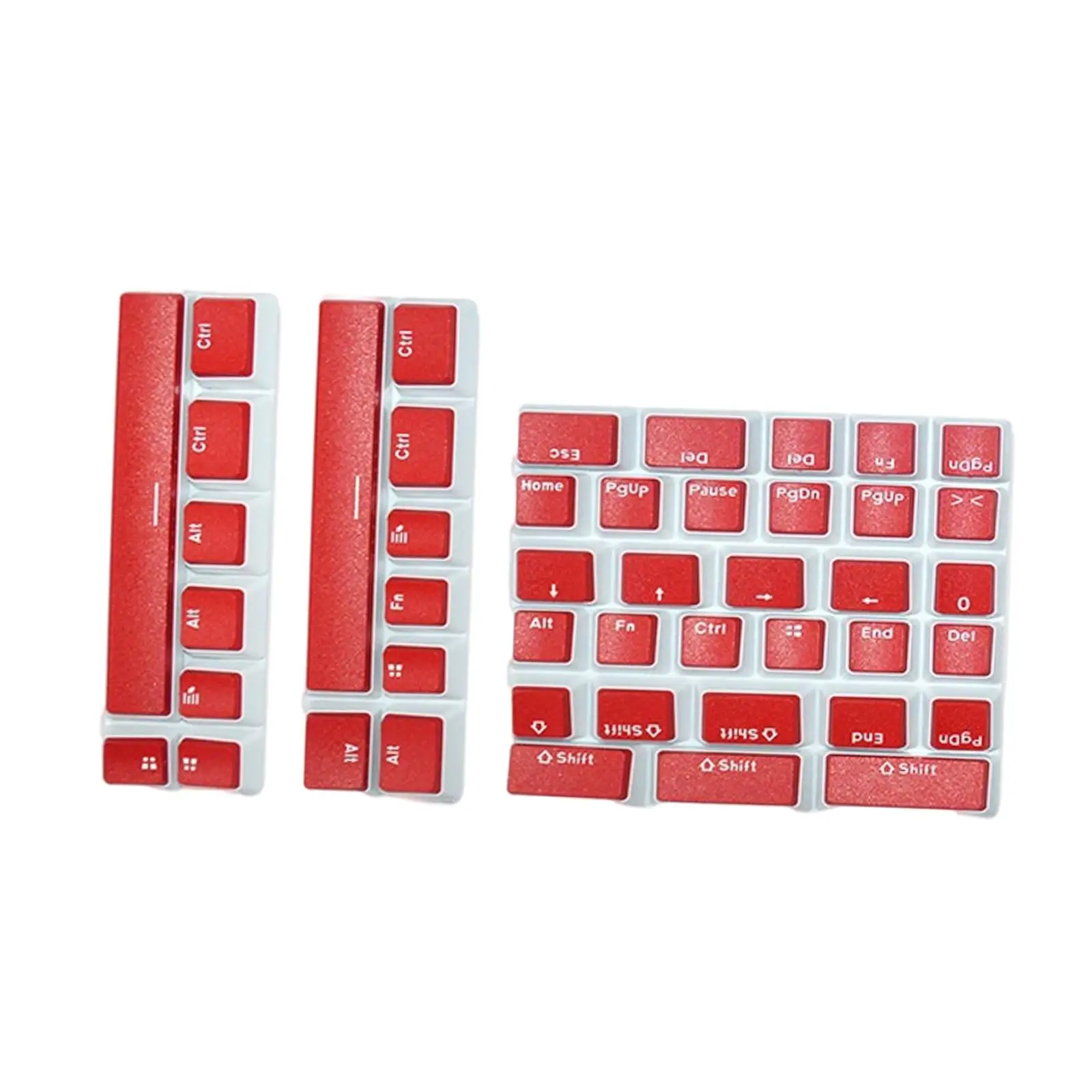 Juego de teclas Pudding PBT, Teclado mecánico en inglés para Razer 980 680