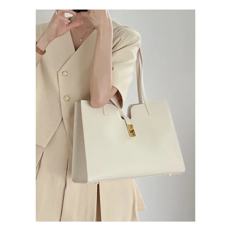

Retro Classic Diaper Bag For Women Leather Crossbody Bag Luxury Vintage Tote Minimalist Designer Large Capacity Stylish