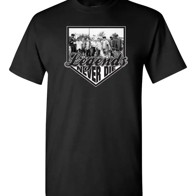 LEGENDS NEVER DIE Sandlot Baseball kids Movie Smalls Men's T Shirt 1125