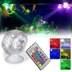 Aquarium Spotlight USB Colorful Gradient Diving Light LED Lamp Fish Tank Decorative Lamp For Romantic Fish Tank Battery Operated