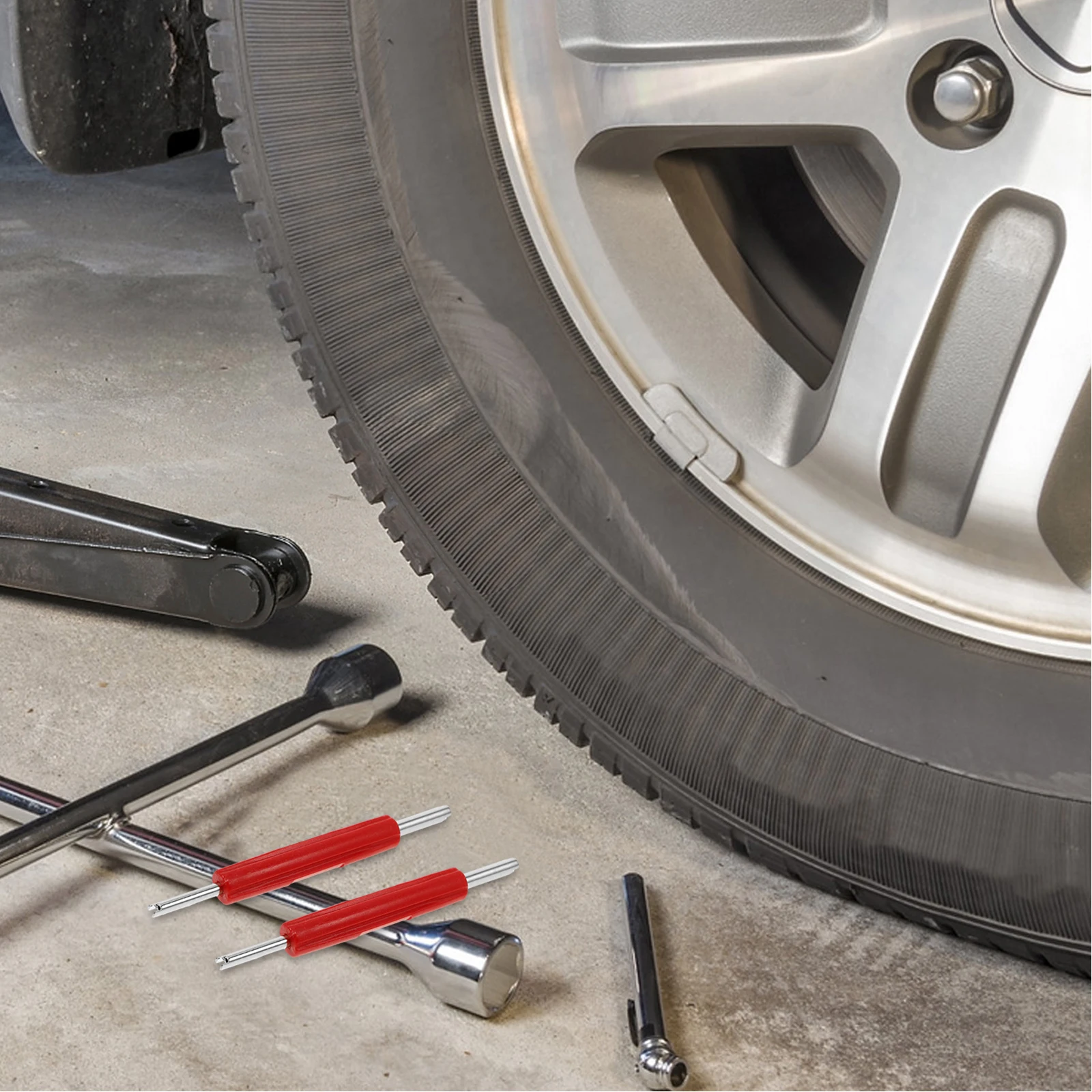 

6pcs Removal Tool Set: Universal Core Remover Installer For Car Bike Motorcycle Repair Lightweight Portable Automotive Tools For