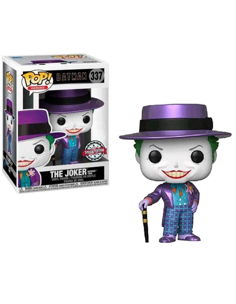 Funko Pop The Joker Special Batman Special Edition 337 metallic Edition