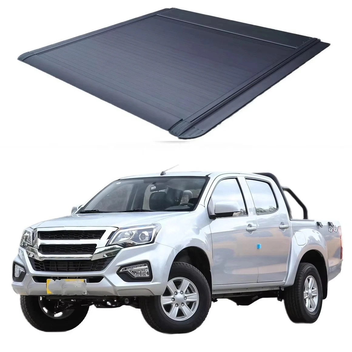 

Retractable Electric Tonneau Cover Waterproof Hard Top Roll-Up Tonneau Cover for Great Wall Cannon Alpha Sahar Pao F150