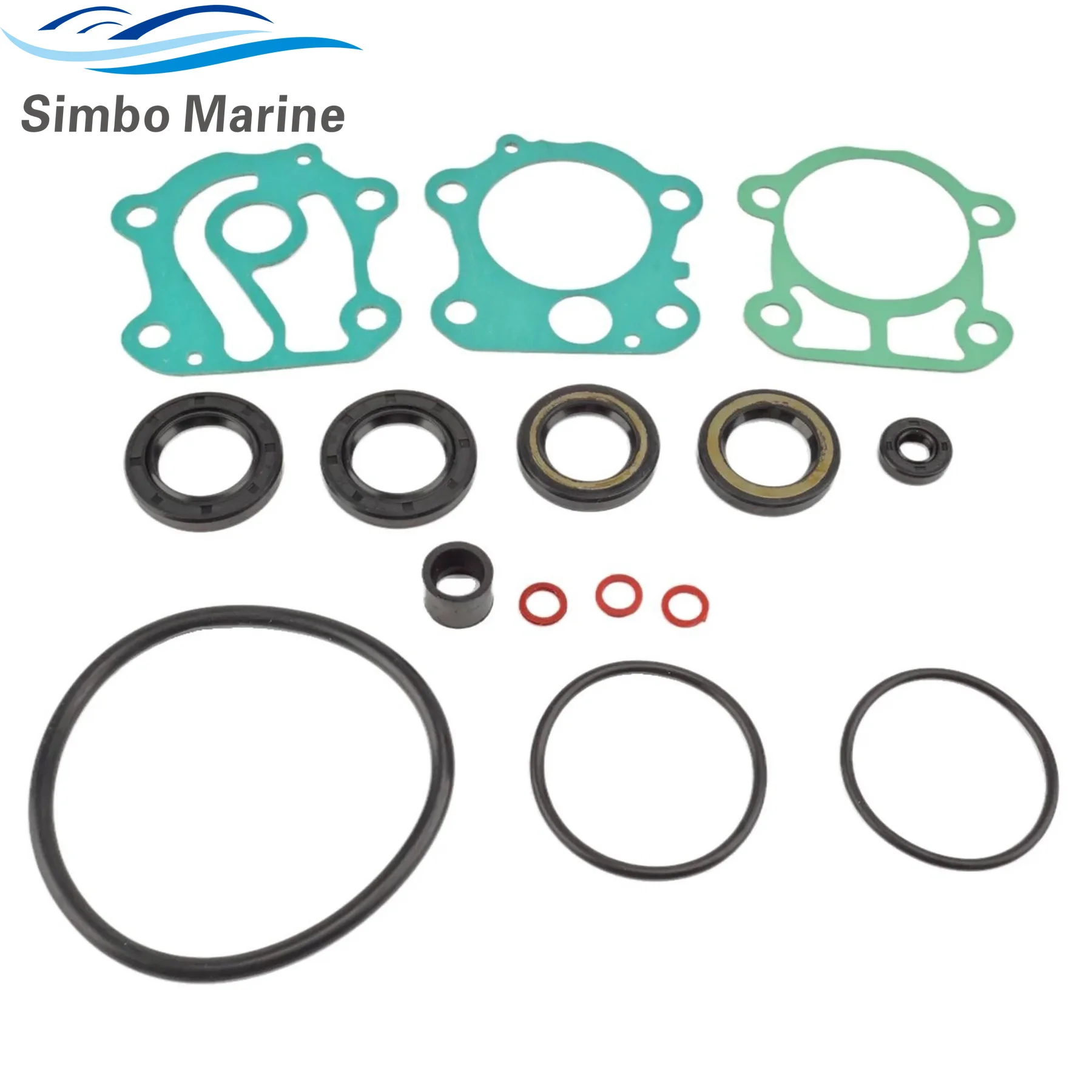 18-74504 Fits for Yamaha 2-Stroke 60 70 HP Outboard Engines Lower Unit Seal Kit Replacement Parts 6H3-W0001-22 6C6-W0001-20 view 6