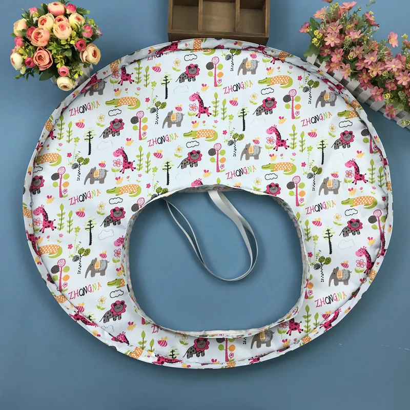 Mess Proof Long Sleeve Smock Attaches to Feeding Mat Infant Feeding Table Cover For High Chair Baby Eating Table Mat Baby Bib