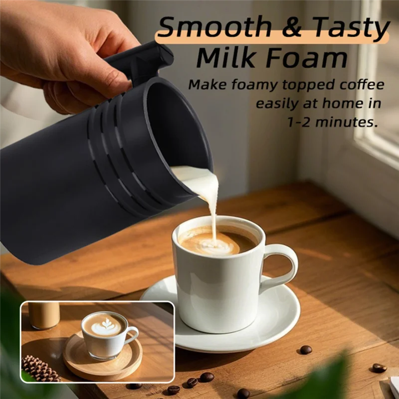 

INLIG-Full-Automatic Milk Frother Machine Smart Touch Control Milk Warmer Temperature Settings Hot&Cold Milk Frother