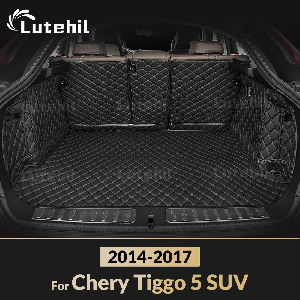 

Для Chery Tiggo 5 SUV 2014-2017 16 15 авто полное покрытие коврик в багажник Lutehil автомобильный багажник коврик грузовой подкладка аксессуары для интерьера