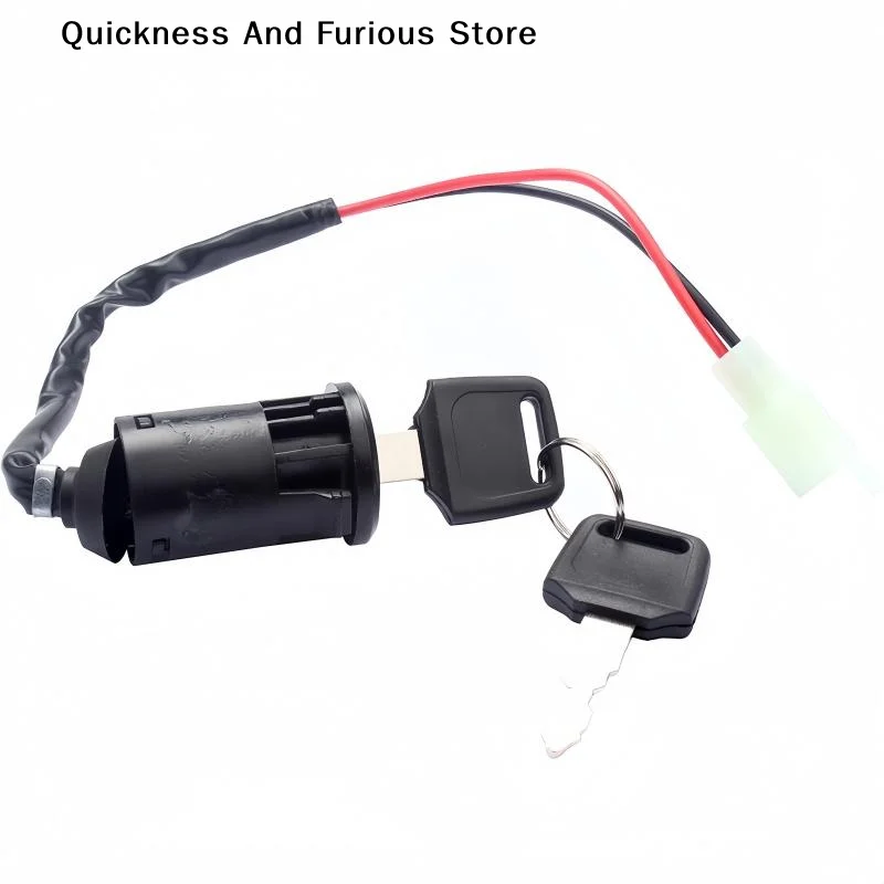 【MO】Moped Ignition Key Switch 2 Wire ATV Dirt Bike Accessory Electric Motorcycle Go-Kart On/Off Tool Durable view 5