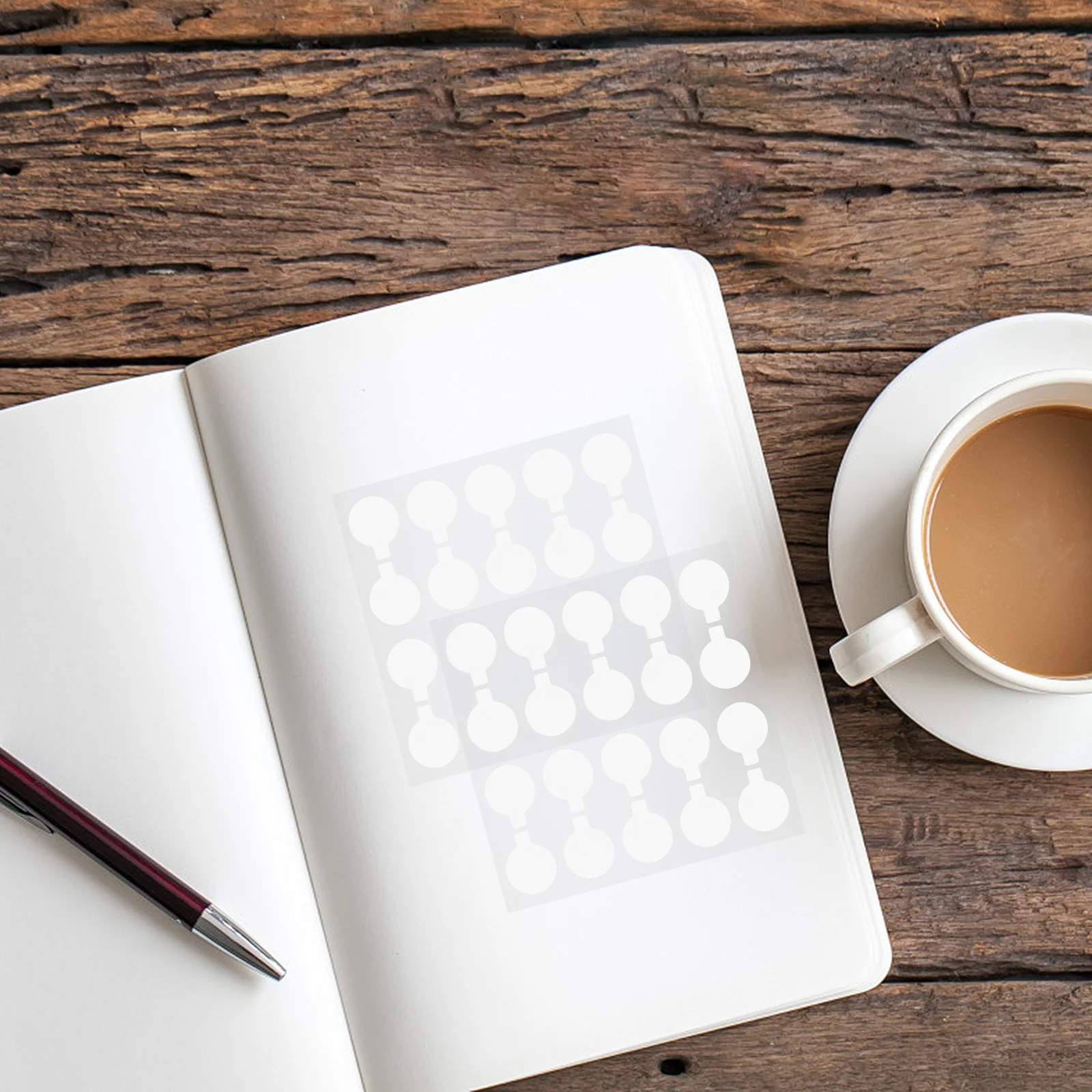 100pcs Double Sided Nano Adhesive Dot Stickers Pet Acrylic Self-Adhesive Labels For Sealing Gift Boxes Envelopes Packaging