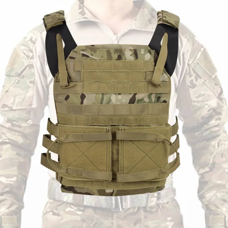 

Molle Tactical JPC Vest 2.0 Assault Plate Carrier Swat Airsoft Paintball Body Armor Hunting Protective Combat Vest