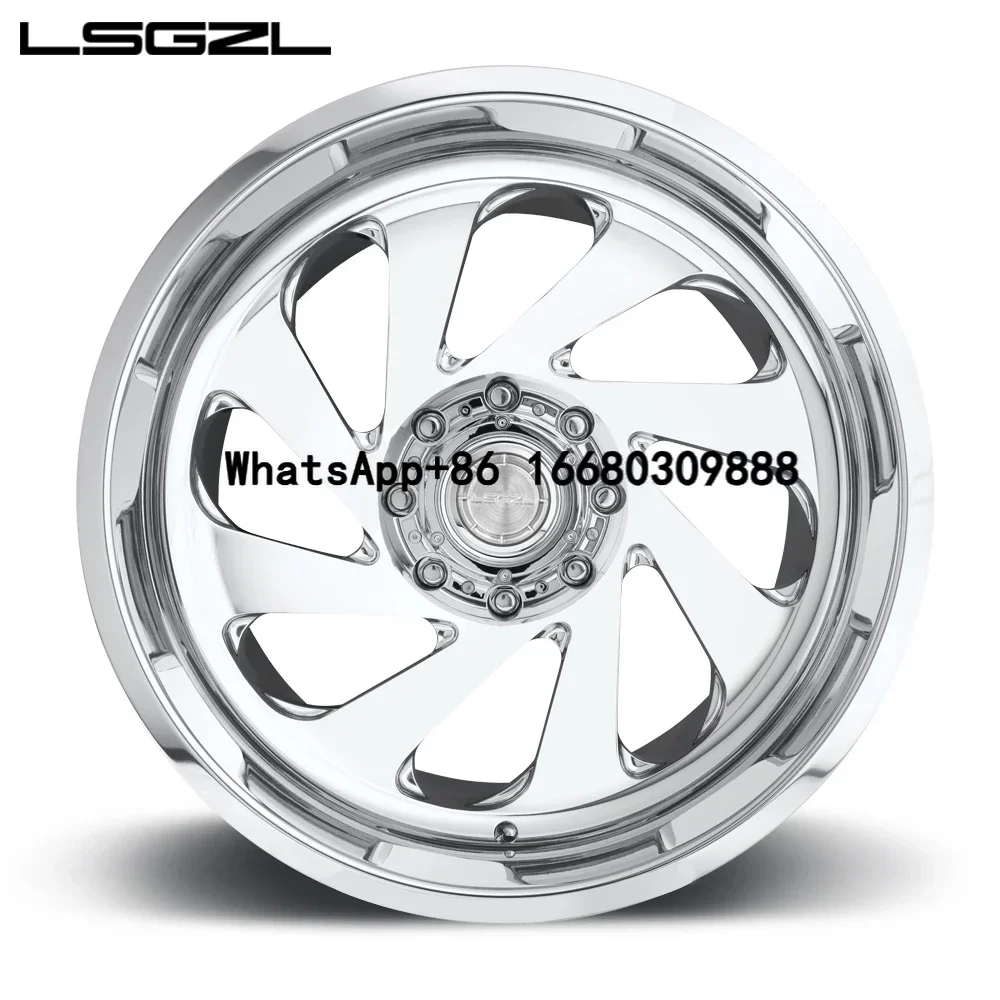 LSGZL Custom forged wheel deep concave 6x139.7 rim Luxury wheel for wranger truck C10 impala 18 20 22 24 26 inch off road wheel