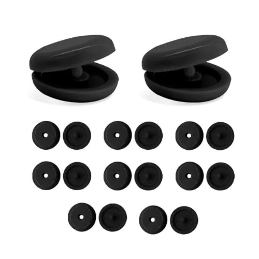 

10 Sets Seat Belt Button Stop Snap-On Plastic Seatbelt Stopper Clip Prevent Seat Belt Buckle from Sliding Down No Welding Seat