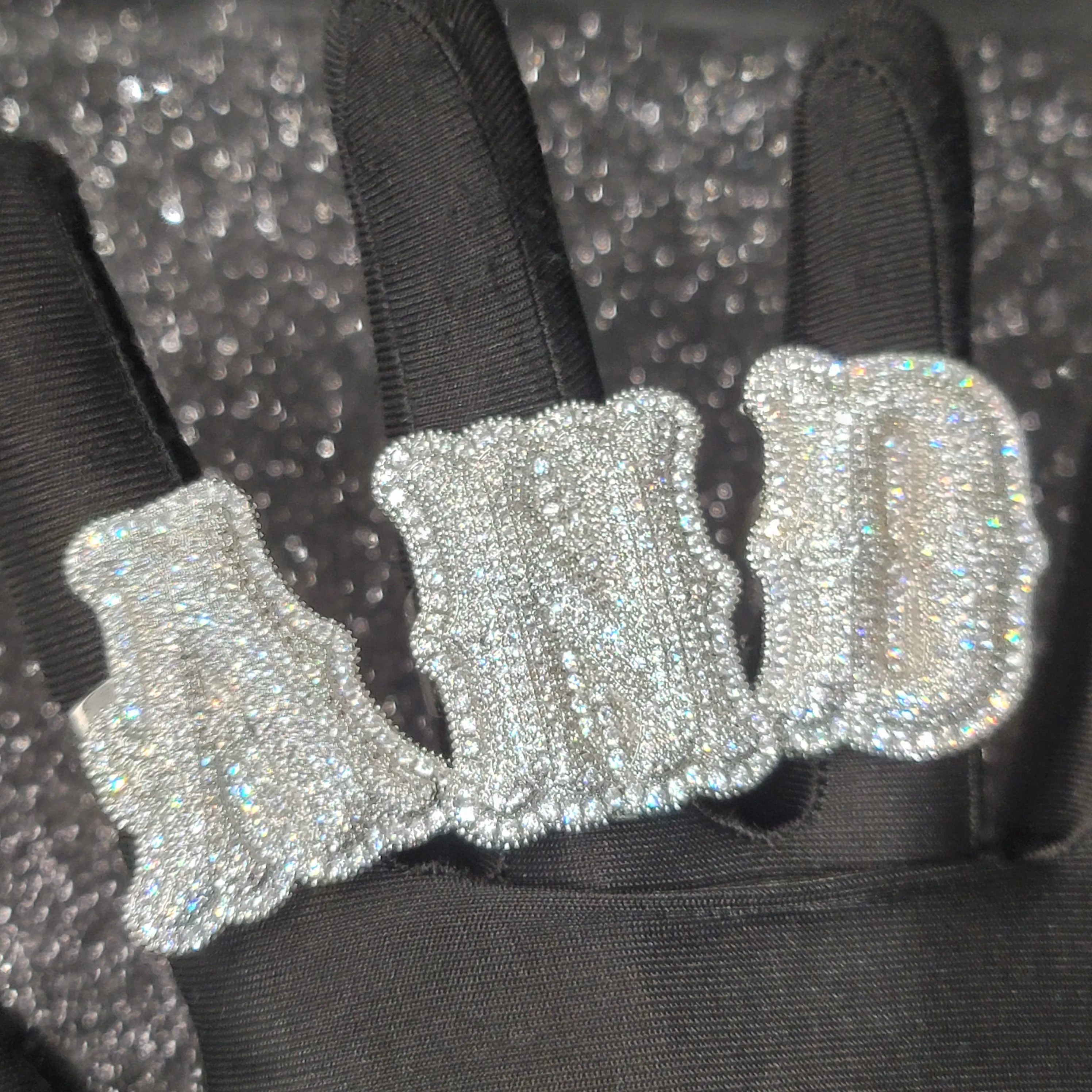 

Кольцо со словом на заказ, открытый регулируемый размер, кольца с бриллиантами, персонализированные ювелирные изделия с буквами, подарки на Рождество и день рождения для него и нее