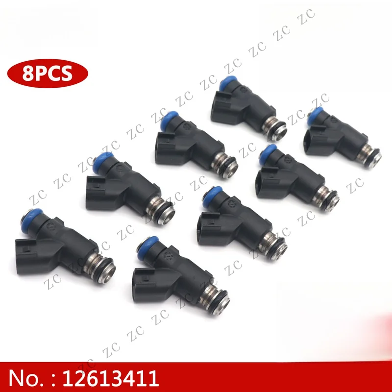 S+ 8x 12613411 Fuel Injectors For GMC Chevrolet Truck 4.8L 5.3L 6.0L