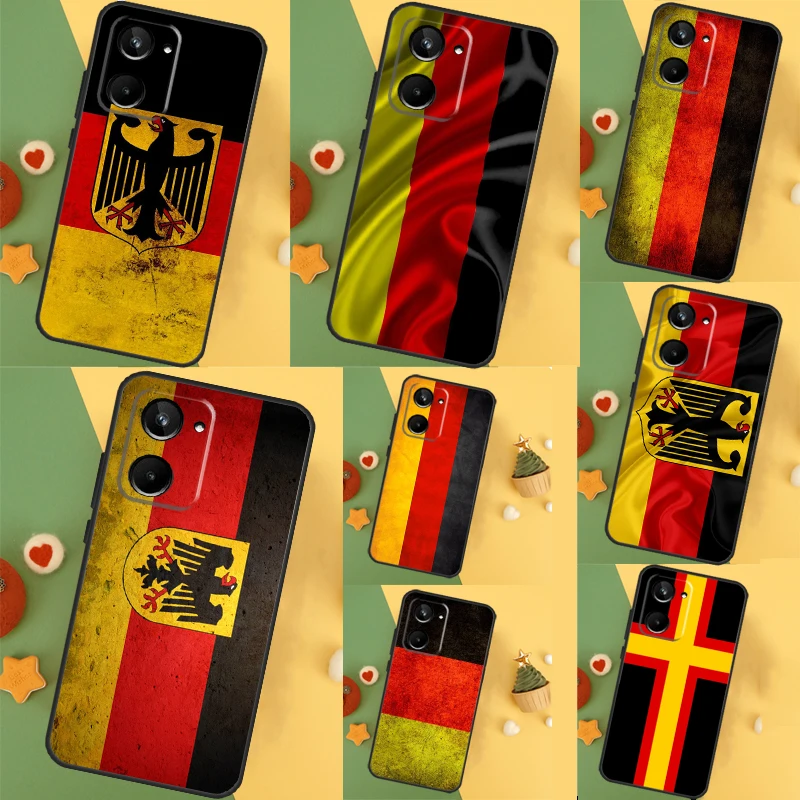 Germany Flag Banner Case For Realme C67 C55 C53 C51 C35 C33 C31 C30 C25s C21Y GT Neo 6 GT5 9 10 11 12 Pro Plus