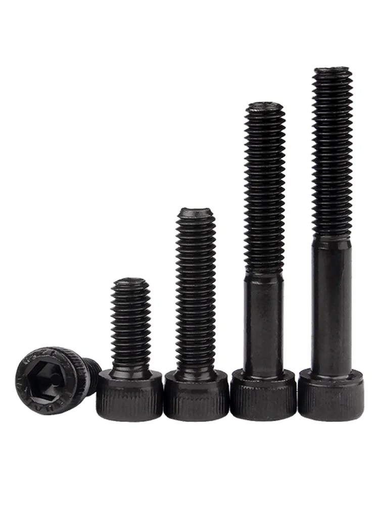 Unc 0 # -80 2 # -56 4 # -40 6 # -32 8 # -32 10 # -32 1/2-13 12.9 درجة الكربون الصلب مسدس عرافة المقبس المسمار كوب ألين بولت