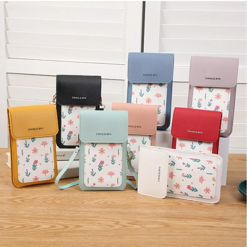 Stylish Small Cute Touch Screen Phone Crossbody Bag Women New Fashion Key Shoulder Purse for Daily Casual Girls Kit
