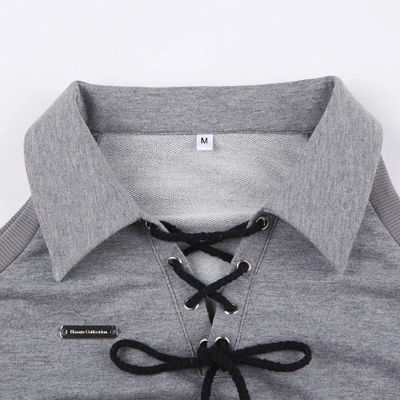 Sexy Cropped Sweatshirt Women Y2k Off Shoulder Slim Fit Short Tops Spring Summer Korean Long Sleeve Harajuku Grey Pullovers New