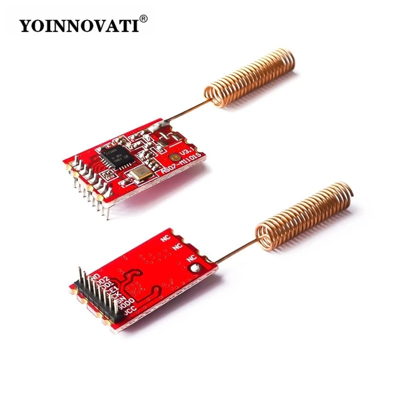 Industrial Grade Wireless Module 433MHz/CC1101/SI4432 RF Data Transceiver Serial Communication Transparent Transmission