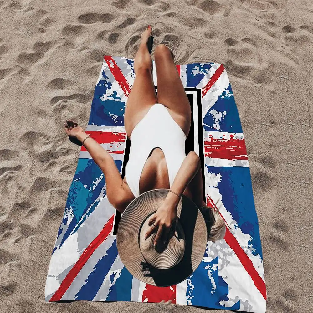 Rock Band O-Oasis Bath Towel Microfiber Soft Water Absorbing Breathable For Girl Kids Decorative Cartoon Beach Towel