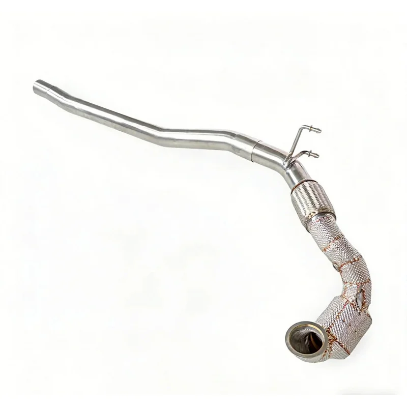 

for Audi Q3 2.0T 2013-2018 High Cost-effective Downpipe with Insulation Layer Downspout Exhaust