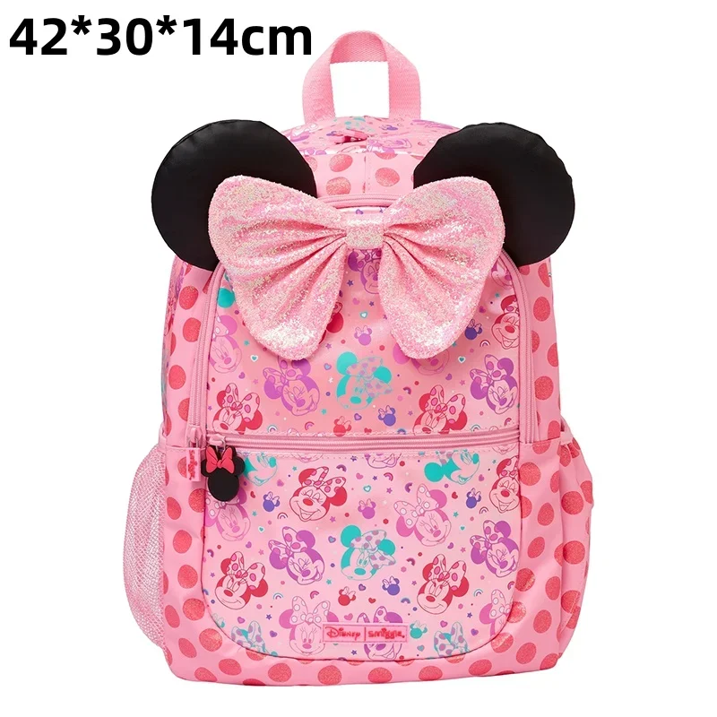 Genuine Disney Minnie Australia Smiggle Minnie Children Student School Bag Wallet Lunch Bag Backpack Water Cup Girl Student Gift