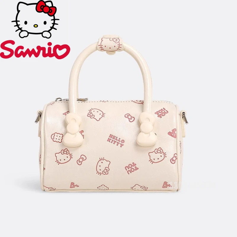 Tas Tangan Mini Hello Kitty Baru Tas Bahu Mini Wanita Kartun Tas Selempang Mini Wanita Tren Fashion Merek Mewah