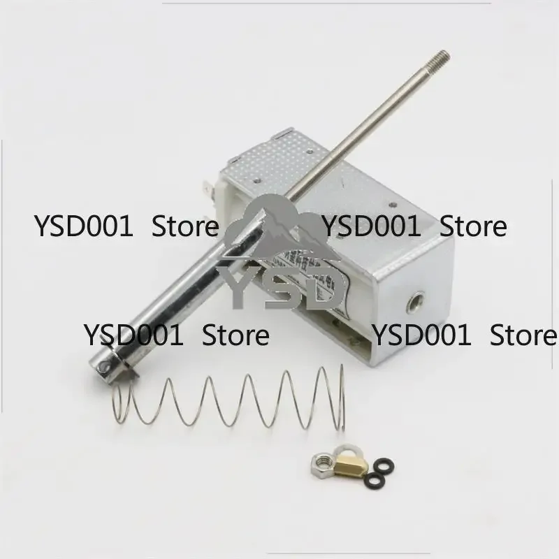 

Electromagnet long stroke 60mm suction 15KG push-pull electromagnet AC and DC 12V24V220V self-reset