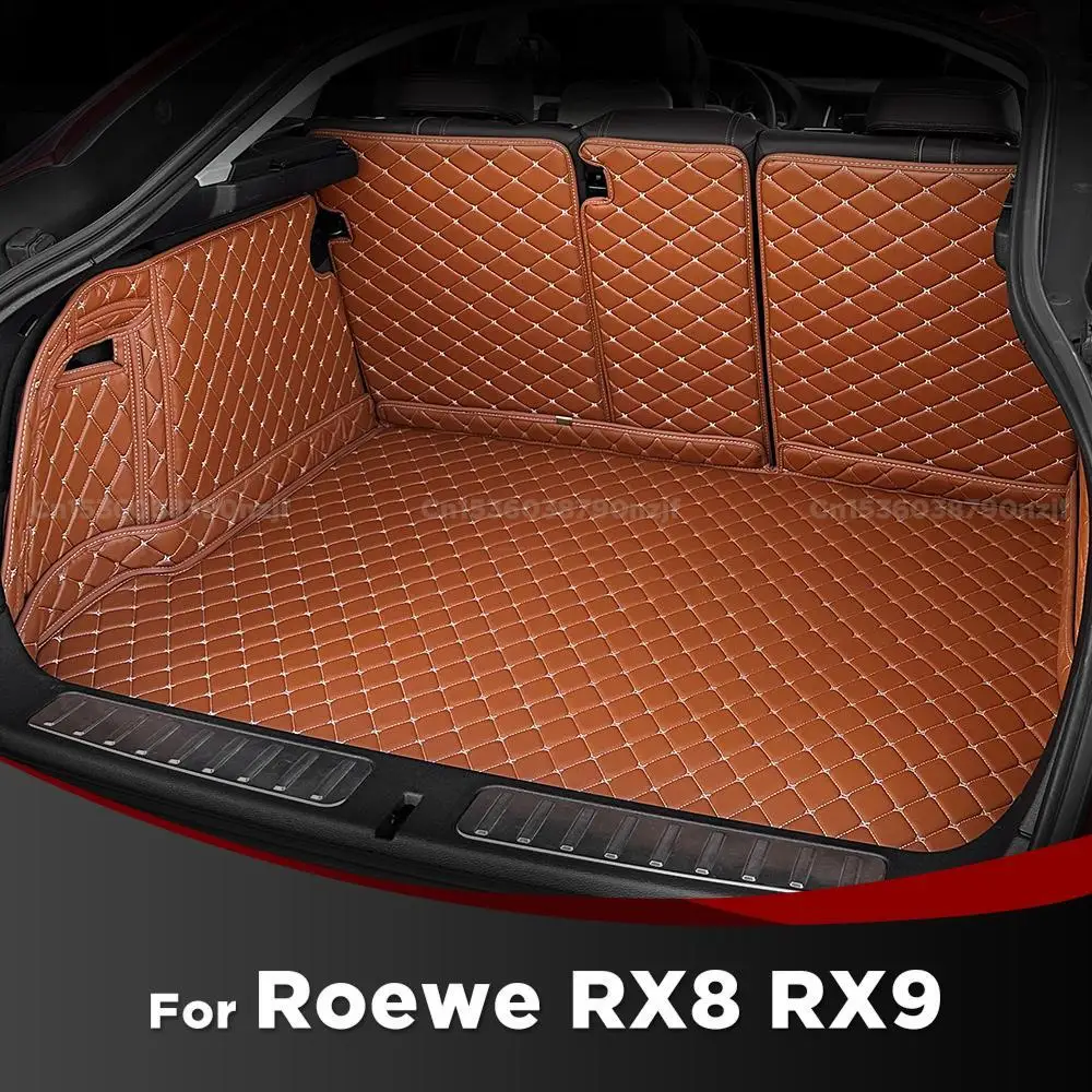 

Для Roewe RX8 7-местный 2018 2019 RX9 2023 Автоматический коврик для багажника с полным покрытием, автомобильный защитный коврик, грузовой вкладыш, аксессуары для интерьера